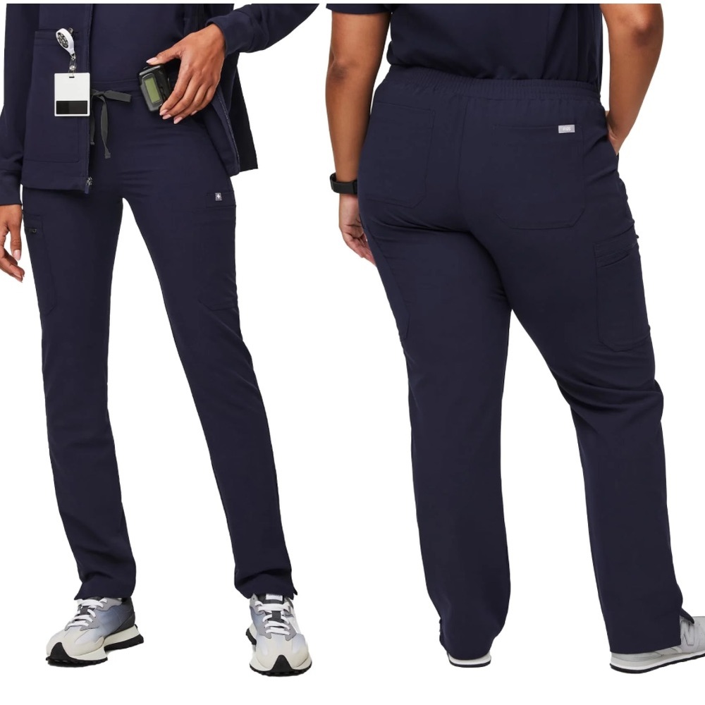small petite yola skinny scrub pants